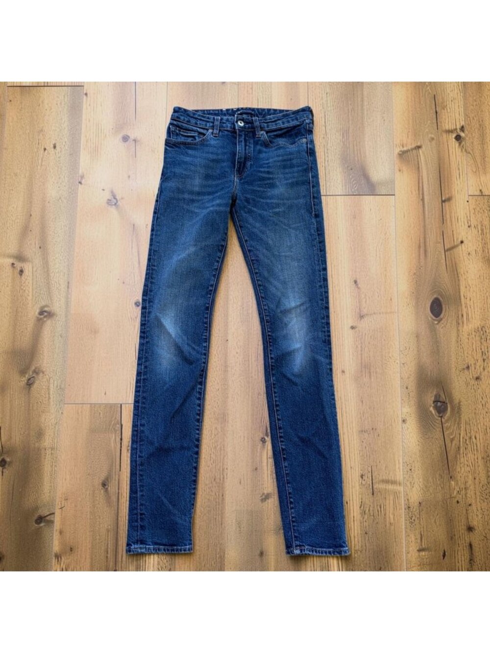 Levi’s Made & Crafted Needle Narrow Jeans 28x32 Slim Skinny Dark Wash Denim